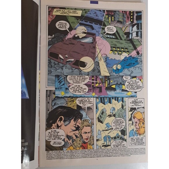 2099 Unlimited #1 & #2 Lot (1993) Marvel Comics Bagged Set Spider-Man Hulk - Picture 9 of 12